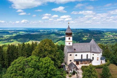 Wallfahrtskirche Maria Eck, Chiemgau, Upper Bavaria, Bavaria, Germany