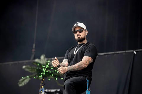 Rapper from Hollywood Undead live at Rock im Park on Zeppelin Field in Nuremberg on 06.06.2026