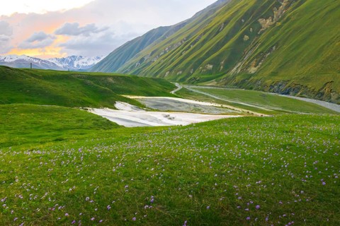 Truso valley in KAzbegi, Georgia