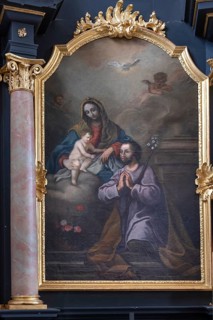 Painting of the Holy Family in the parish church of St. Nicholas, Mauthausen, Austria