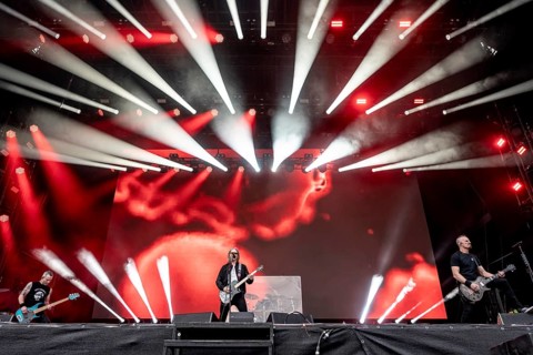 Performance by the American rock band Alter Bridge on the Mandora Stage at Rock im Park on Zeppelin