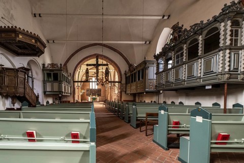 Lütjenburg Old Town, St. Michael's Church, Schleswig-Holstein, Germany