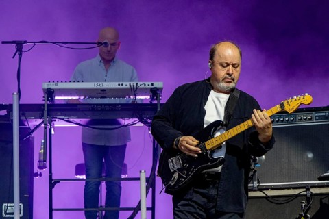 Steve Rothery, guitarist and founding member with Mark Kelly on the keyboard of Marillion, at the