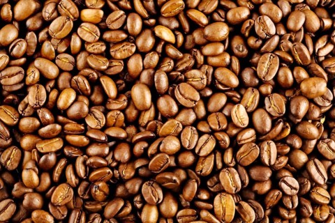 Freshly roasted coffee beans, coffee, beverage, food, studio recording, Federal Republic of Germany