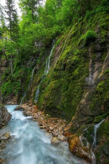 Magical Wimbach Gorge in Ramsau in Berchtesgadener Land