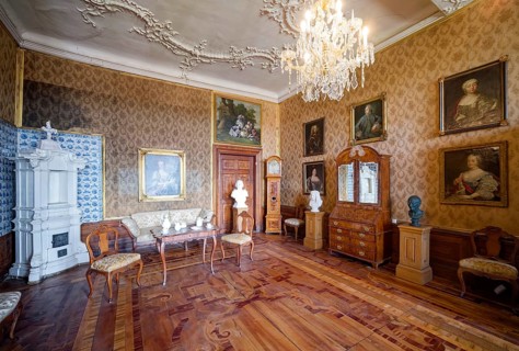 Retirade of the Duchess, Friedenstein Castle, former residence of the Dukes of Saxe-Coburg and