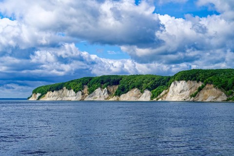 Chalk coast of the island of Rügen. Sassnitz. Mecklenburg-Vorpommern, Germany