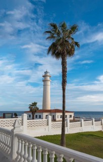 Faro de Torrox, Torrox Costa, Malaga Province, Costa de Sol, Andalucia, Spain