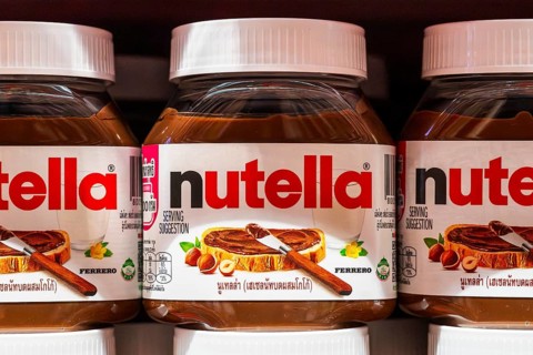Nutella sales rack, Bangkok, Thailand