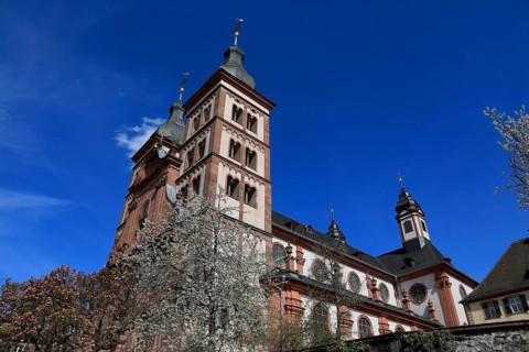 Amorbach Abbey, Monasterium vel Abbatia Amerbacensis, in the Odenwald, former Benedictine Abbey,