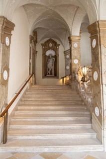 Baroque Engelstreppe, Engeslsstiege, Mirabell Palace, Salzburg, Salzburg state, Austria