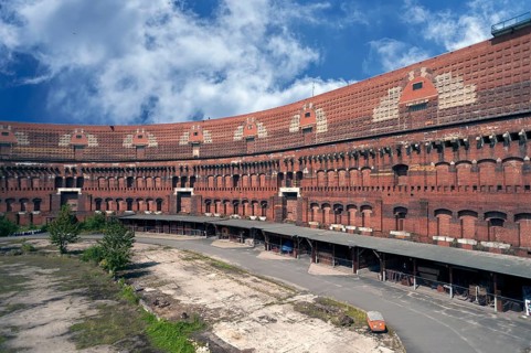 Courtyard of the incomplete Congress Hall of the NSDAP from 1939, Reichsparteitagsgelände
