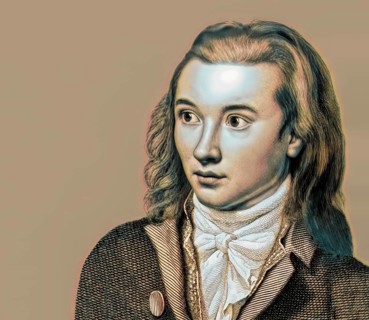 Portrait of Georg Philipp Friedrich Freiherr von Hardenberg, pseudonym and pen name Novalis, 1772 -