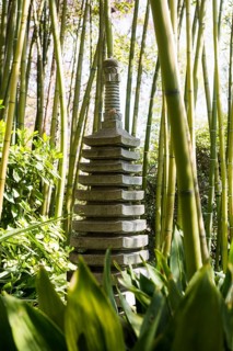 Botanical Garden with Sculptures in Spring, Bamboo Forest, Light Garden, Andre Heller, Gardone