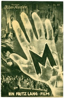 Fritz Lang, M, A City Seeks a Murderer, Film, Child Murderer, Peter Lorre, black and white film