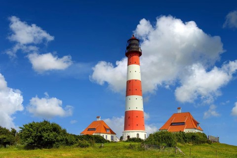 Westerhever lighthouse, Westerheversand, Schleswig-Holstein, Deitscgland's most beautiful