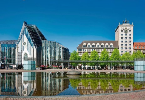 Krochhochhaus, Paulinum, Aula and Leipzig University Church St. Pauli am Augustusplatz, University,