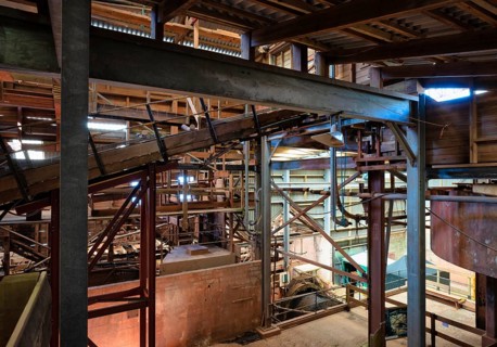 Interior view, Victoria Shaft, Museum, Geevor Tin Mine, tin mine, tin mine, mining, Pendeen,