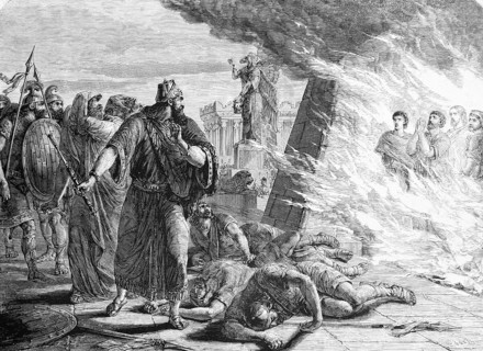 Shadrach, Mesach and Abed Nego in the Furnace, Bible, Old Testament, Daniel 3, Fiery Furnace,
