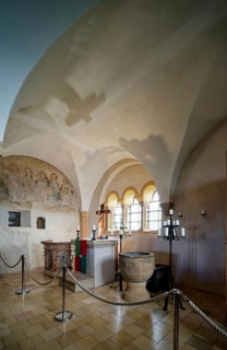 Chapel, Wartburg, castle in the Thuringian Forest, UNESCO World Heritage, interior view, Eisenach,
