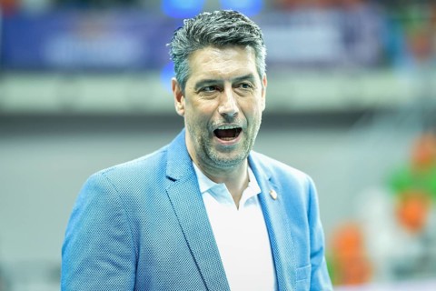 LUBIN, POLAND - FEBRUARY20, 2019: Men's Volleyball Polish PlusLiga match Cuprum Lubin - ZAKSA