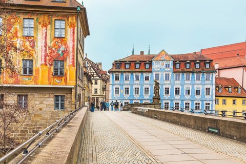 Lower bridge of Bamberg, Bavaria, Germany
