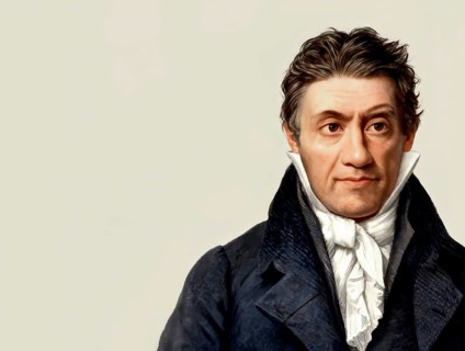 Portrait of Johann Heinrich Pestalozzi, 1746 - 1827, Swiss pedagogue, educational reformer,