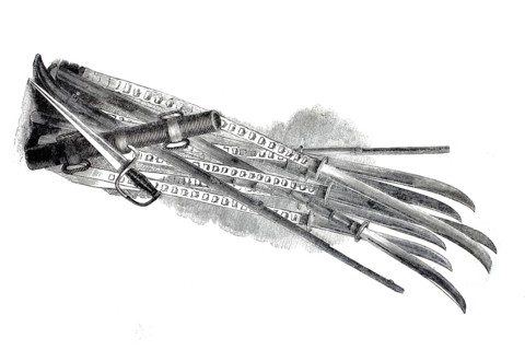 Historical Chinese firearms, captured during the First Opium War (c. 1841), flintlock firearms,