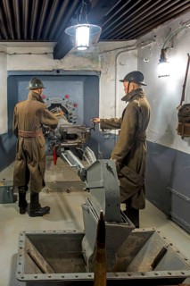 Canon de 60 mm antichar, 60FRC mod. 36, 60mm anti-tank gun at Fort Eben-Emael, Belgian WW2 fortress