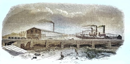 Vieille-Montagne work, Société Anonyme des Mines et Fonderies de Zinc de la Vieille-Montagne, work