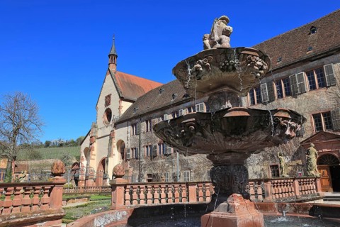 Bronnbach Abbey, Brunnbacensis Monasterium, later also Bronnbach Castle, a former Cistercian abbey