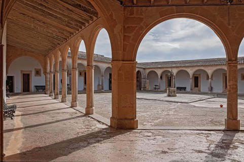 Santuari de Monti-Sión, Montesion Sanctuary, Puig de Monti-Sión, Porreres, Majorca, Balearic