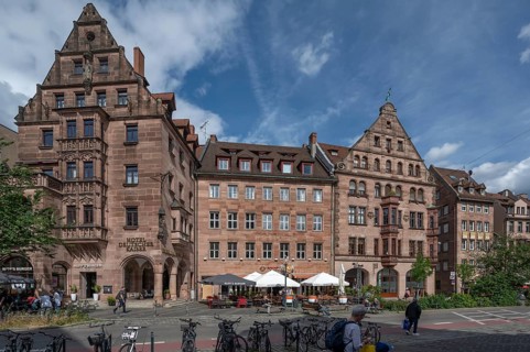 Hotel Deutscher Kaiser, built around 1888, Königstr, Nuremberg, Middle Franconia, Bavaria, Germany