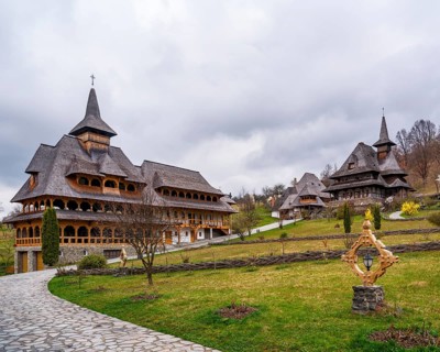 Bârsana Monastery, Iza Valley, Maramure?, Romania