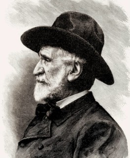 Giuseppe Verdi, 1813 – 1901, Italian opera composer, digitally edited
