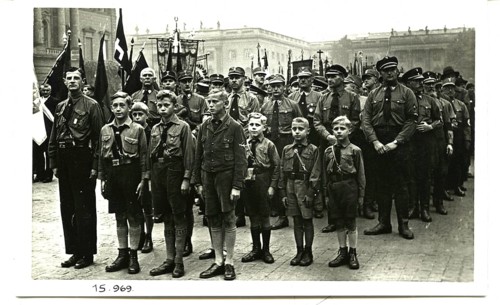Boys, young people, men, uniform, HJ, Hitler Youth, rally, appeal, SA, Storm Department, National