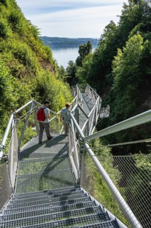 The panoramic jetty of the Marienschlucht, which was opened in 2026 and is accessible to tourism.