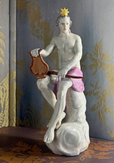 Apollo porcelain figure, god in Roman and Greek mythology, the seven planetary gods, Stadtschloss,