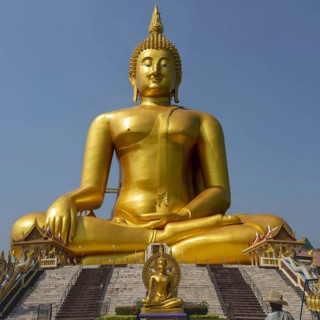 Largest Buddha statue in Thailand (Luang Pho Yai: the statue shows Buddha in the so-called