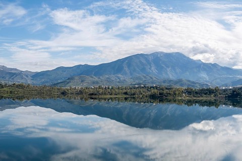 La Vinuela Reservoir, Malaga, Andalucia, Spain