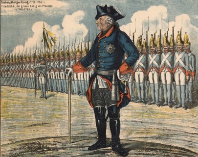 Frederick II, during the Seven Years' War (1756–1763), reigned over Prussia from 1740 to 1786. He