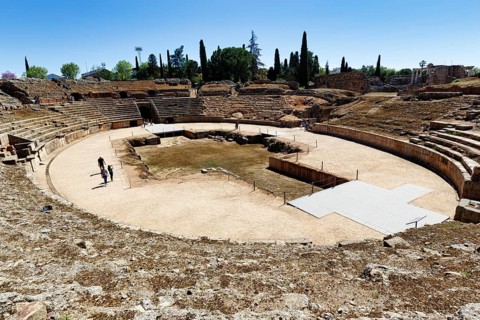 Roman Theatre, Roman Theatre, UNESCO World Heritage Site, Emerita Augusta Archaeological Site,