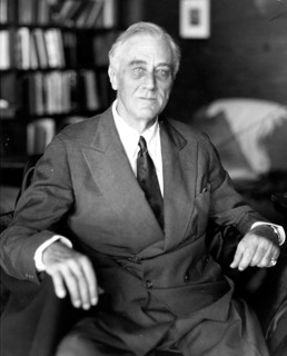 Portrait of Franklin D. Roosevelt from 11 April 1945, one day in front of his death, USA Franklin D