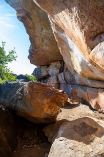Landscape, rocks of the Seville Rock Art Trail, Cedar Mountains, Clanwilliam, Western Cape,