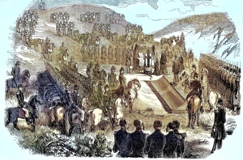 Scene related to the Battle of Sidi Brahim, which took place from September 23 to 26, 1845 during