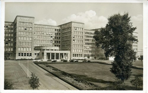 IG-Farben Administration, Frankfurt, Architecture, Hans Pölzig, Large multi-storey historic