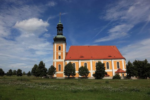 Rosenthal pilgrimage church in Ralbitz-Rosenthal, central pilgrimage site of the Catholic Sorbs,