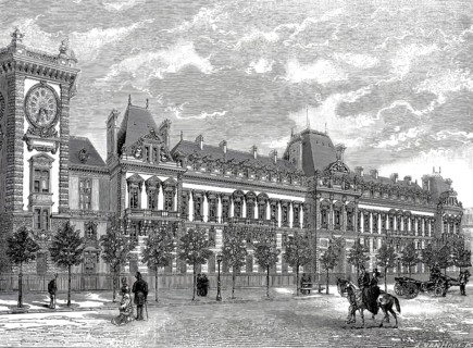 The historic Ministry of War, Ministère de la Guerre, completed in Paris around 1877, France,