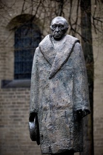 Bronze sculpture Adenauer Memorial begun by Prof. Hans Wimmer and completed by his student Gerhard