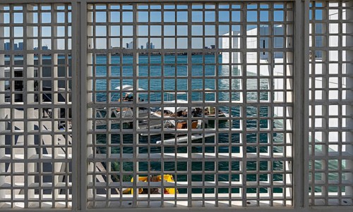 Louvre Abu Dhabi architecture, art museum by French architect Jean Nouvel, buildings on Saadiyat